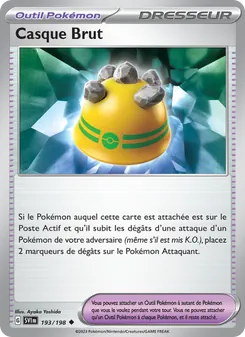 Carte Casque Brut 193/198 – Écarlate et Violet