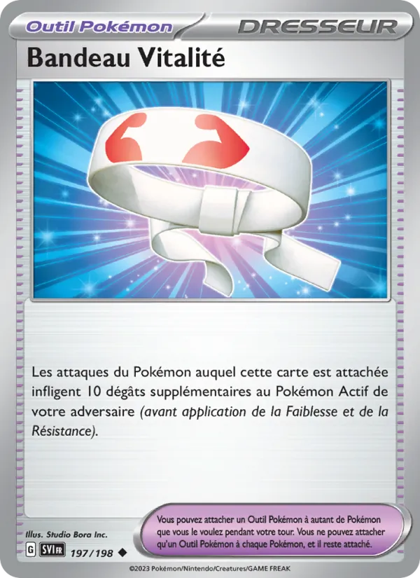 Carte Bandeau Vitalité 197/198 – Écarlate et Violet