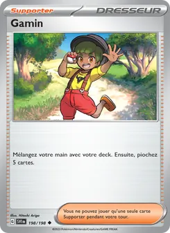 Carte Gamin 198/198 – Écarlate et Violet