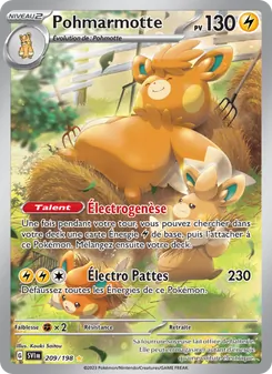Carte Pohmarmotte 209/198 – Écarlate et Violet
