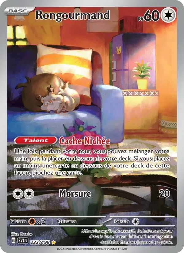Carte Rongourmand 222/198 – Écarlate et Violet