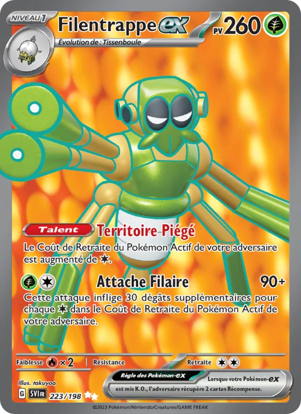 Carte Filentrappe-ex 223/198 – Écarlate et Violet