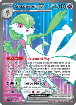 Carte Gardevoir-ex 228/198 – Écarlate et Violet