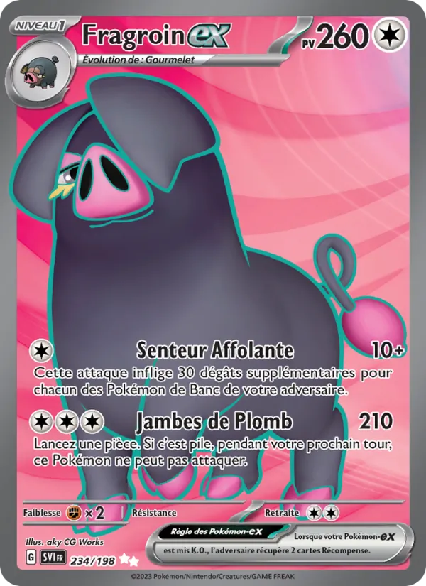 Carte Fragroin-ex 234/198 – Écarlate et Violet