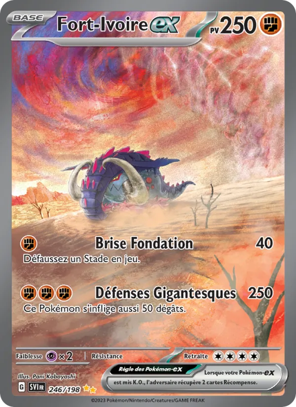 Carte Fort-Ivoire-ex 246/198 – Écarlate et Violet