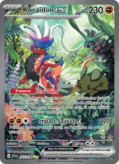 Carte Koraidon-ex 247/198 – Écarlate et Violet