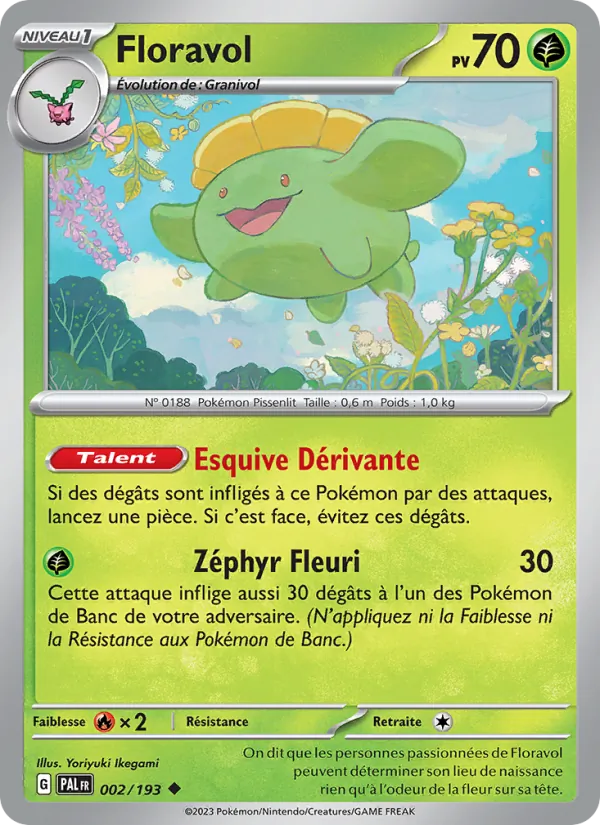 Carte Floravol 002/193 – Évolutions à Paldea
