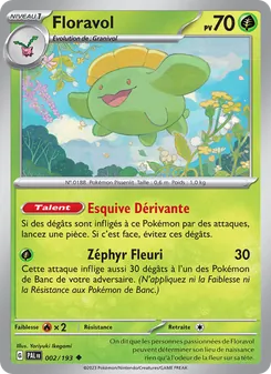 Carte Floravol 002/193 – Évolutions à Paldea