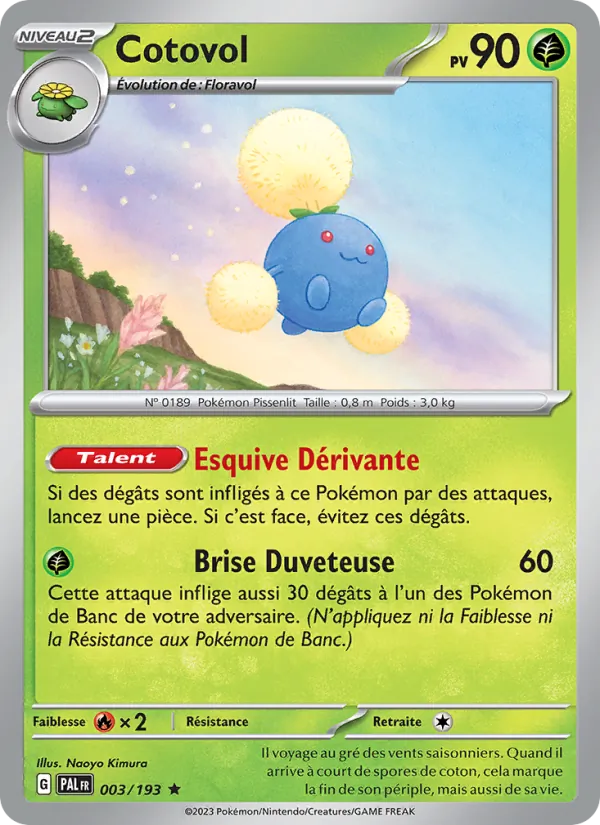 Carte Cotovol 003/193 – Évolutions à Paldea