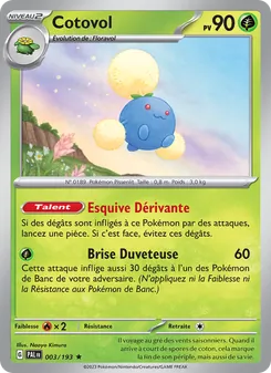 Carte Cotovol 003/193 – Évolutions à Paldea