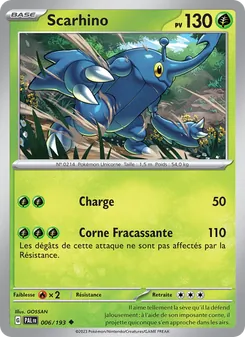Carte Scarhino 006/193 – Évolutions à Paldea