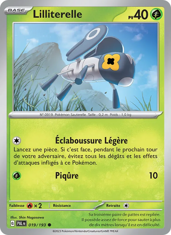 Carte Lilliterelle 019/193 – Évolutions à Paldea