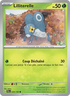 Carte Lilliterelle 020/193 – Évolutions à Paldea