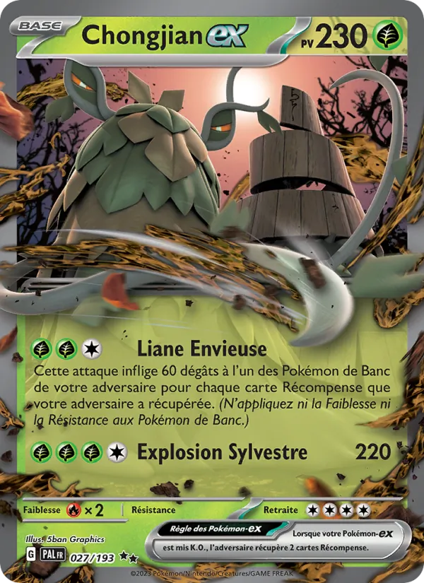 Carte Chongjian-ex 027/193 – Évolutions à Paldea