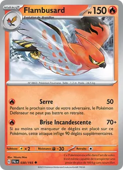 Carte Flambusard 030/193 – Évolutions à Paldea