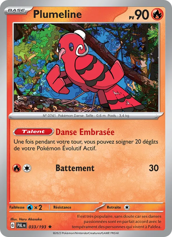 Carte Plumeline 033/193 – Évolutions à Paldea