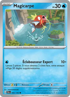 Carte Magicarpe 042/193 – Évolutions à Paldea
