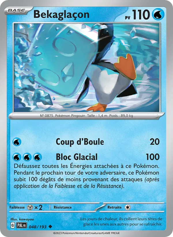 Carte Bekaglaçon 048/193 – Évolutions à Paldea