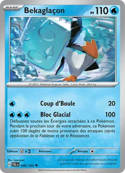 Carte Bekaglaçon 048/193 – Évolutions à Paldea