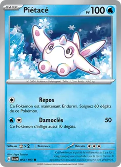Carte Piétacé 054/193 – Évolutions à Paldea