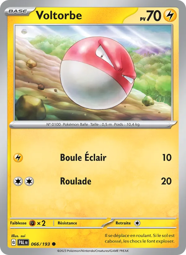 Carte Voltorbe 066/193 – Évolutions à Paldea