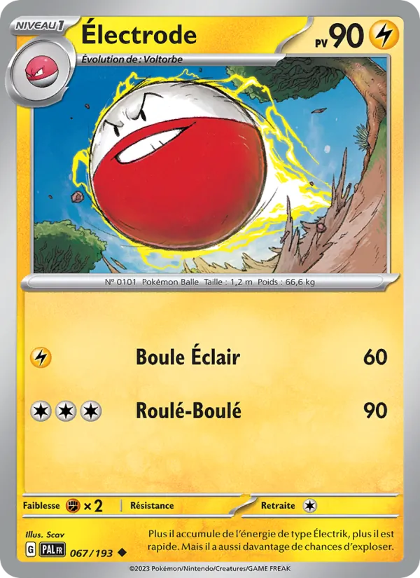 Carte Électrode 067/193 – Évolutions à Paldea