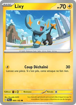 Carte Lixy 069/193 – Évolutions à Paldea