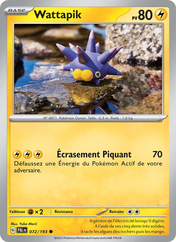 Carte Wattapik 072/193 – Évolutions à Paldea