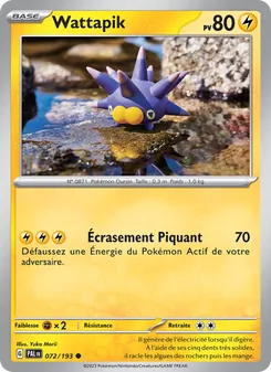 Carte Wattapik 072/193 – Évolutions à Paldea