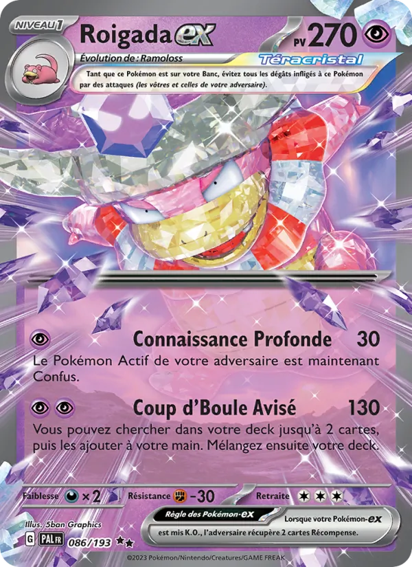 Carte Roigada-ex 086/193 – Évolutions à Paldea