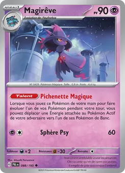 Carte Magirêve 088/193 – Évolutions à Paldea
