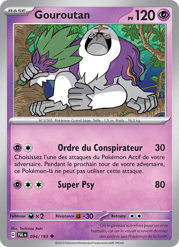 Carte Gouroutan 094/193 – Évolutions à Paldea
