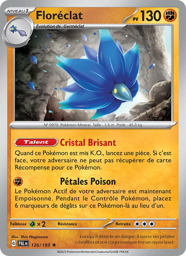Carte Floréclat 126/193 – Évolutions à Paldea