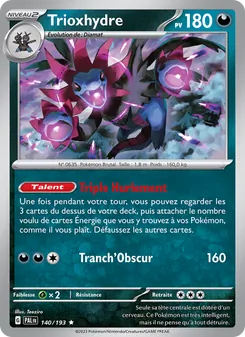 Carte Trioxhydre 140/193 – Évolutions à Paldea