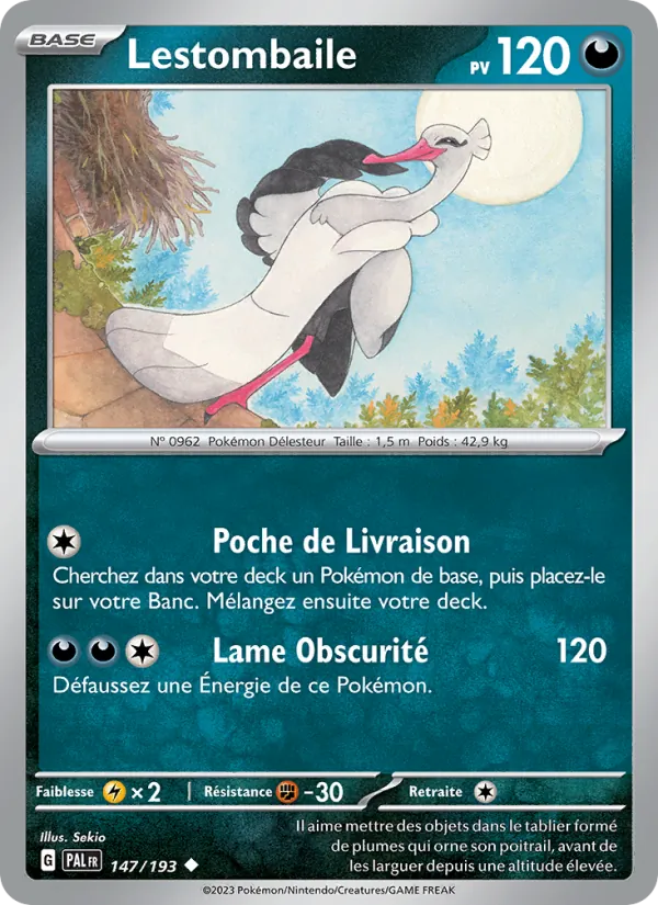 Carte Lestombaile 147/193 – Évolutions à Paldea