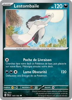 Carte Lestombaile 147/193 – Évolutions à Paldea