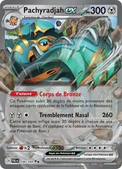 Carte Pachyradjah-ex 150/193 – Évolutions à Paldea