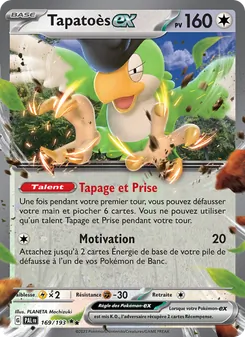 Carte Tapatoès-ex 169/193 – Évolutions à Paldea