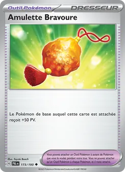 Carte Amulette Bravoure 173/193 – Évolutions à Paldea