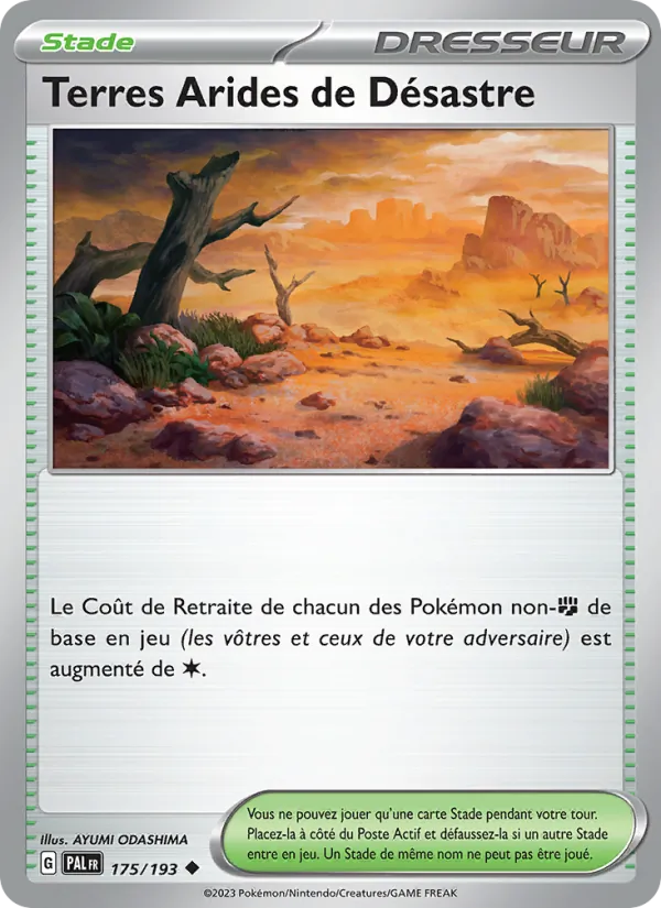 Carte Terres Arides de Désastre 175/193 – Évolutions à Paldea
