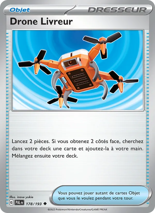 Carte Drone Livreur 178/193 – Évolutions à Paldea