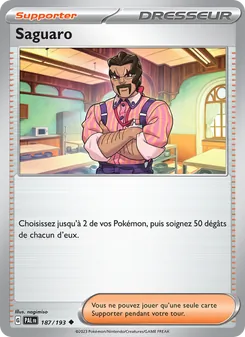 Carte Saguaro 187/193 – Évolutions à Paldea