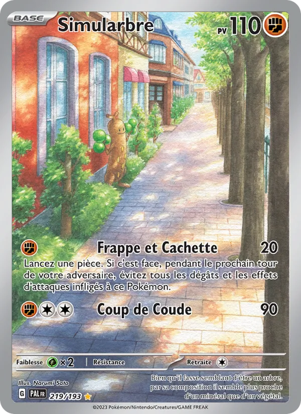 Carte Simularbre 219/193 – Évolutions à Paldea