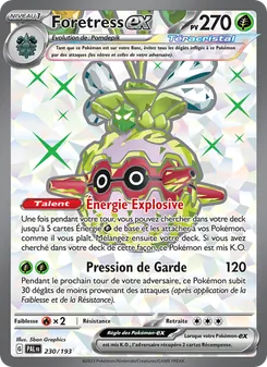Carte Foretress-ex 230/193 – Évolutions à Paldea