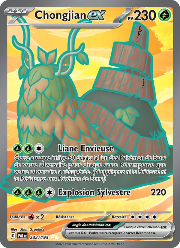 Carte Chongjian-ex 232/193 – Évolutions à Paldea