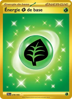 Carte Énergie Grass de base 278/193 – Évolutions à Paldea