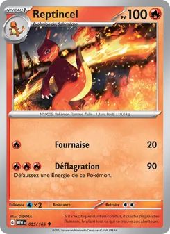 Carte Reptincel 005/165 – 151
