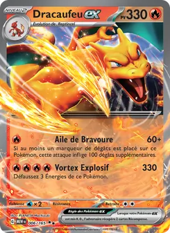 Carte Dracaufeu-ex 006/165 – 151