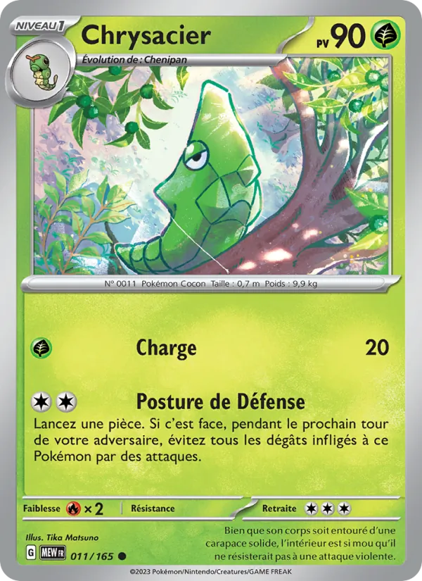 Carte Chrysacier 011/165 – 151