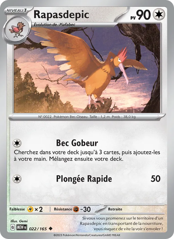 Carte Rapasdepic 022/165 – 151